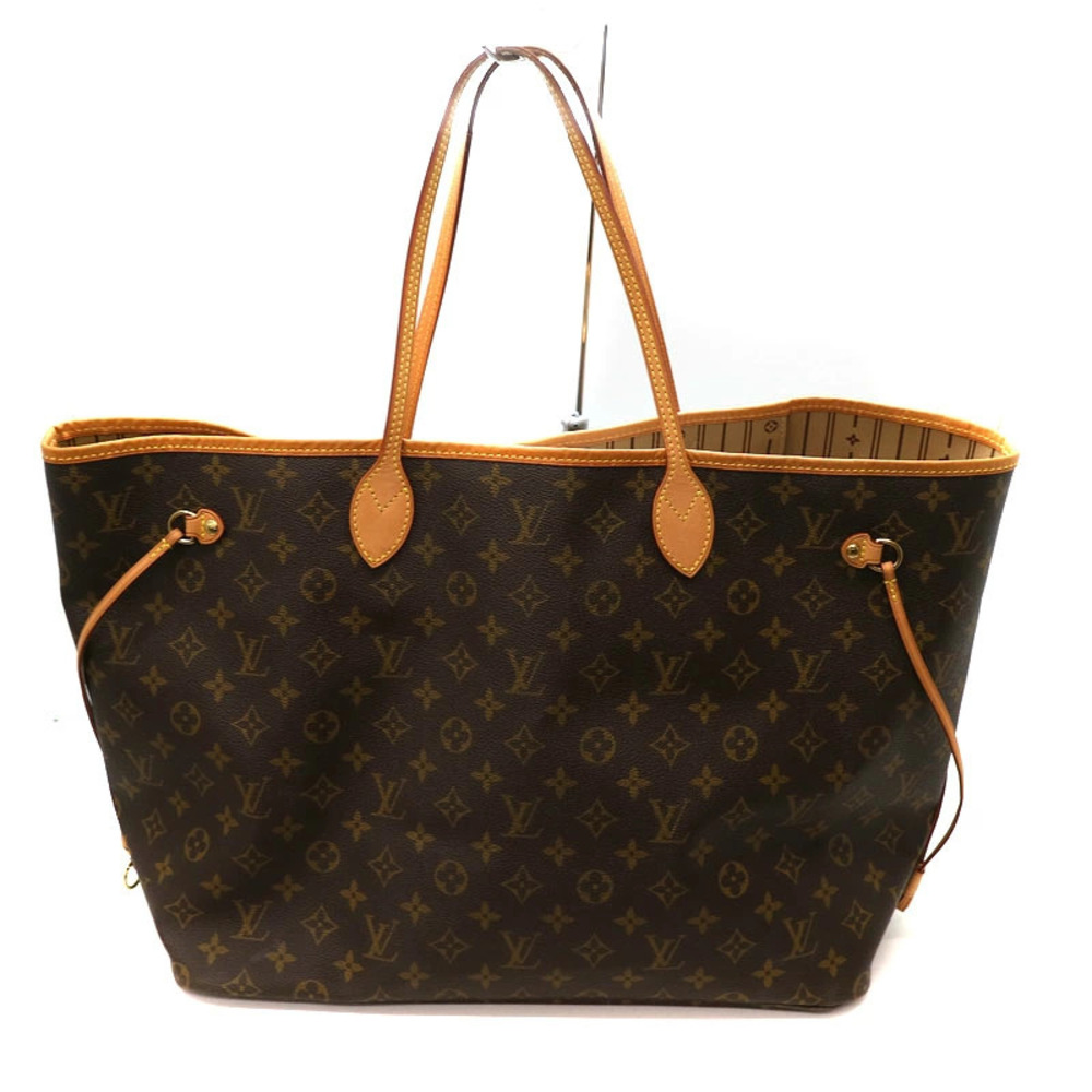LOUIS VUITTON Neverfull Monogram Canvas Brown Tote Bag - Picture 2 of 10